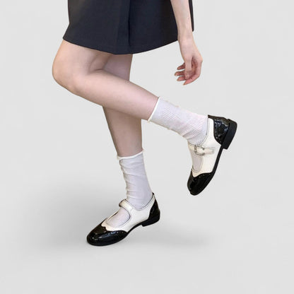 Comfortable Supportive Flat Mary Jane Shoes