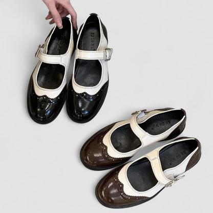 Comfortable Supportive Flat Mary Jane Shoes