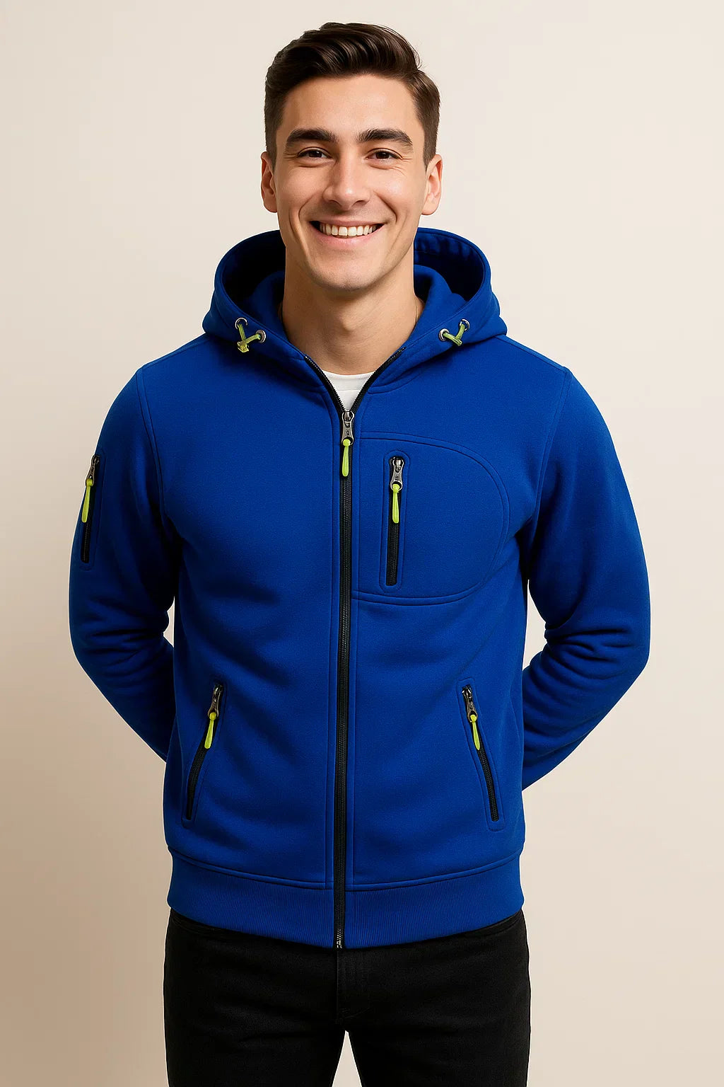 Comfortable Zip Up Men's Hoodie