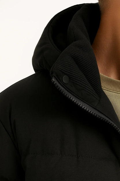 Warm Insulated Men's Puffer Parka Jacket