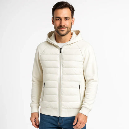 Warm Zipped Puffer Jacket for Men - OutfitLondon