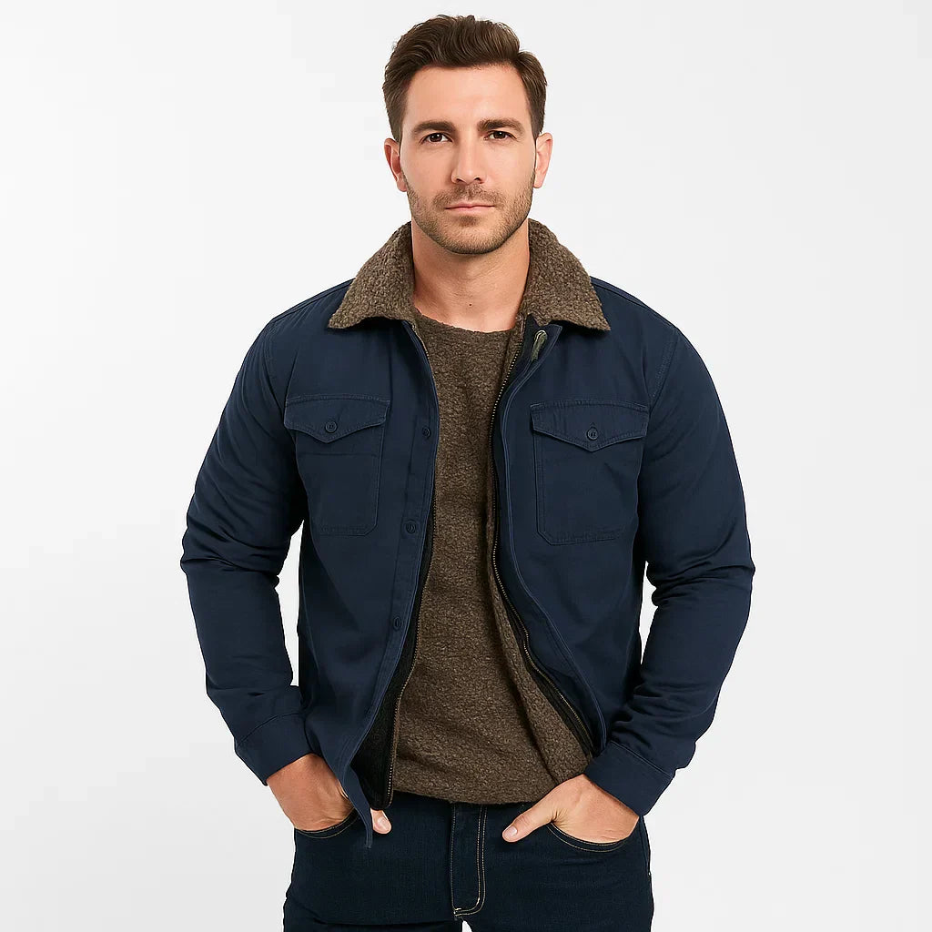 Warm Waterproof Men's Fleece Coat - OutfitLondon