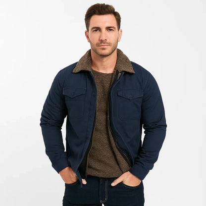Warm Waterproof Men's Fleece Coat - OutfitLondon