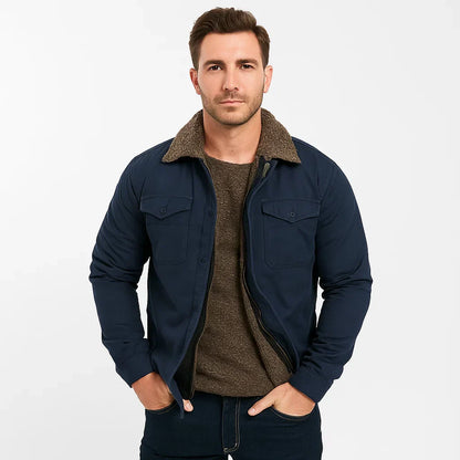 Warm Fleece Lined Work Jacket - OutfitLondon