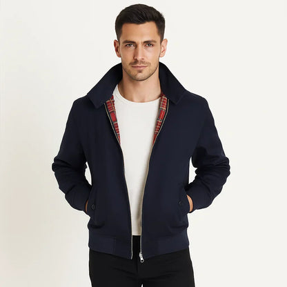 Men's Vintage Zip Up Bomber Jacket - OutfitLondon