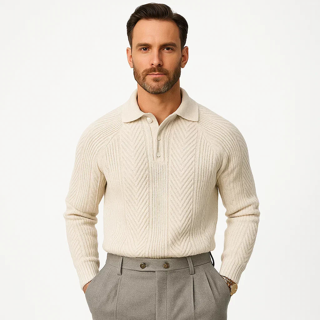 Comfortable Crew Neck Knit Sweater - OutfitLondon