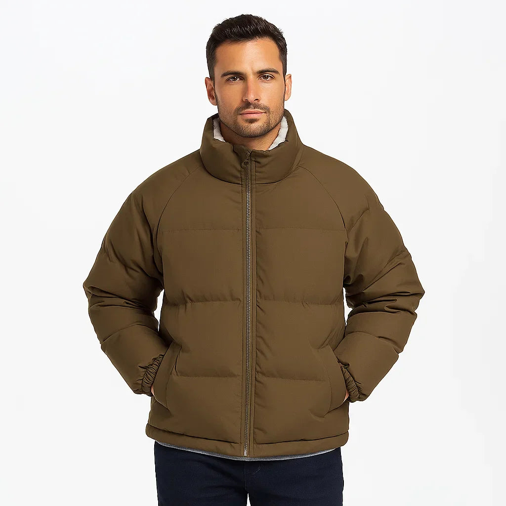 Men's Insulated Waterproof Puffer Coat - OutfitLondon