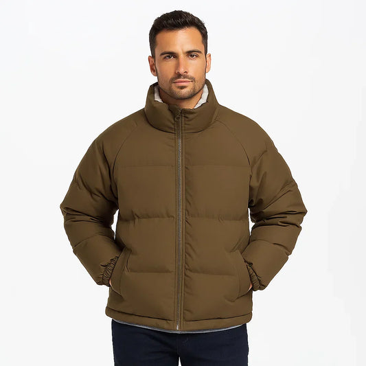 Men's Large Insulated Puffer Coat - OutfitLondon