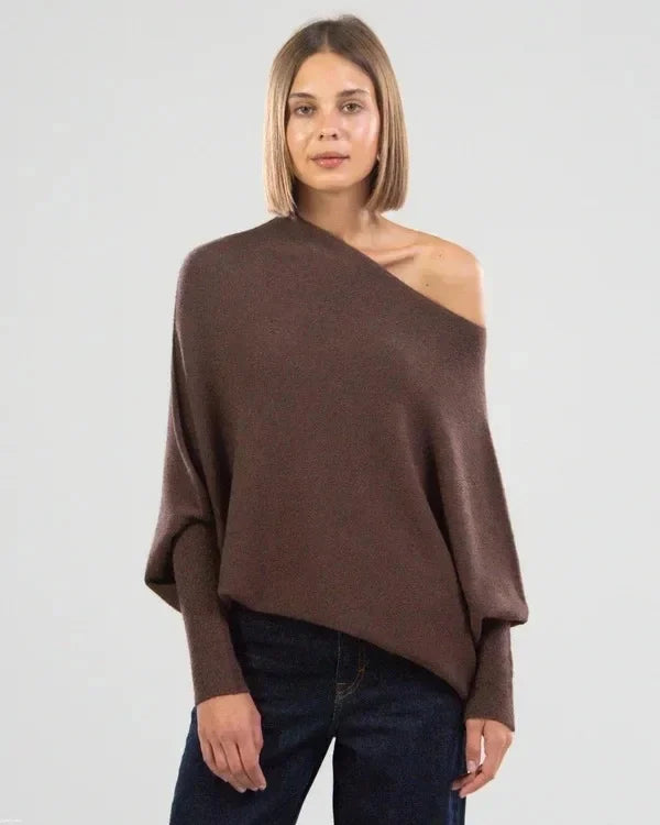 Relaxed Fit Long Women's Sweater