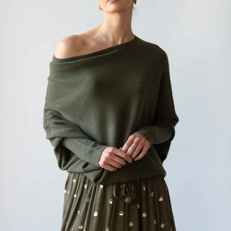 Relaxed Fit Long Women's Sweater