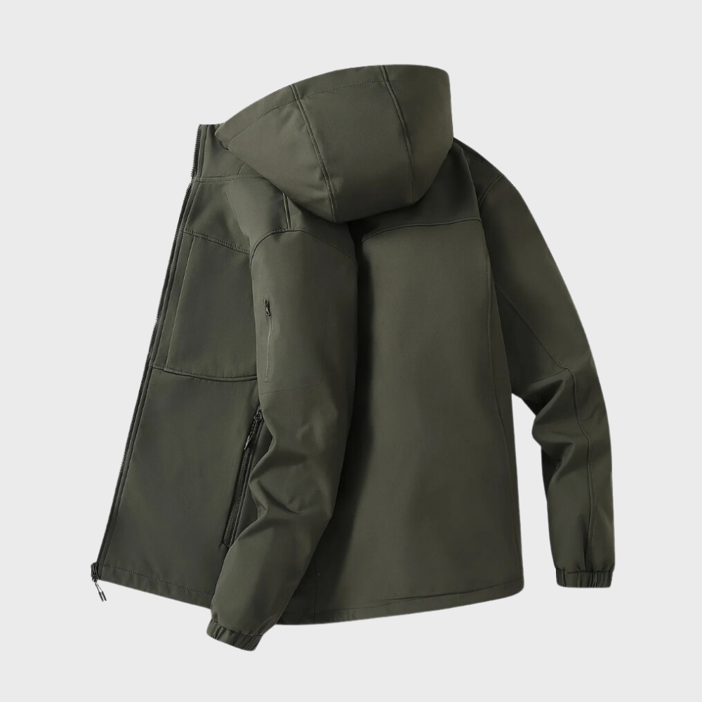 Relaxed Fit Mens Hoodie Jacket