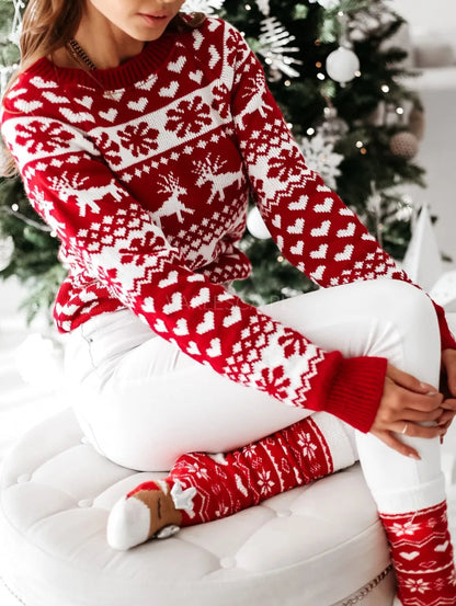 Soft Purple Holiday Sweater for Women