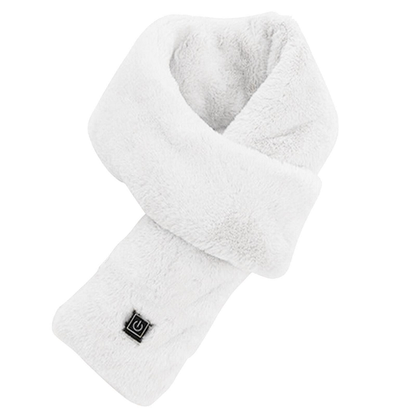 Electric USB Rechargeable Heated Faux Fur Scarf