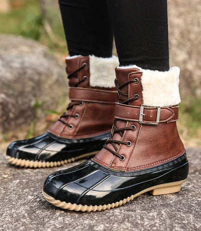 Warm Waterproof Women's Winter Snow Boots