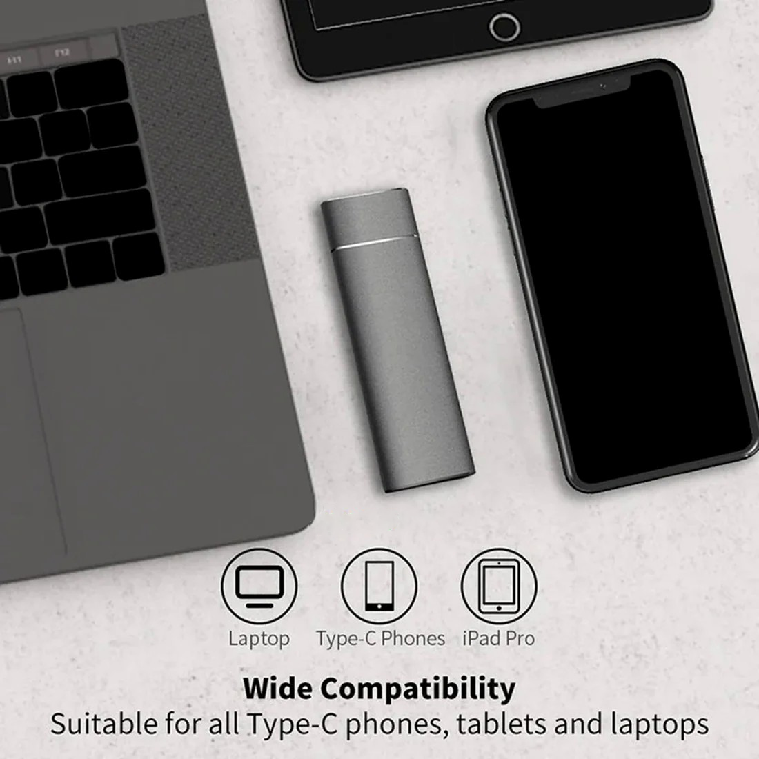 Portable SSD for Large Storage – 5TB External Drive with Lightning-Fast Transfer Speeds