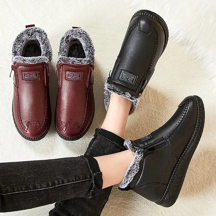 Orthopedic Women Boots Arch Support Warm WaterResistant Ankle Boot