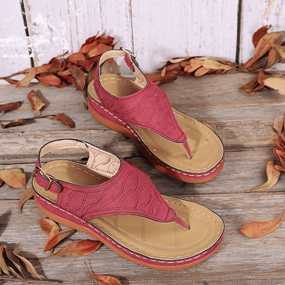 Women's Low-Wedge Women Orthopedic Sandals