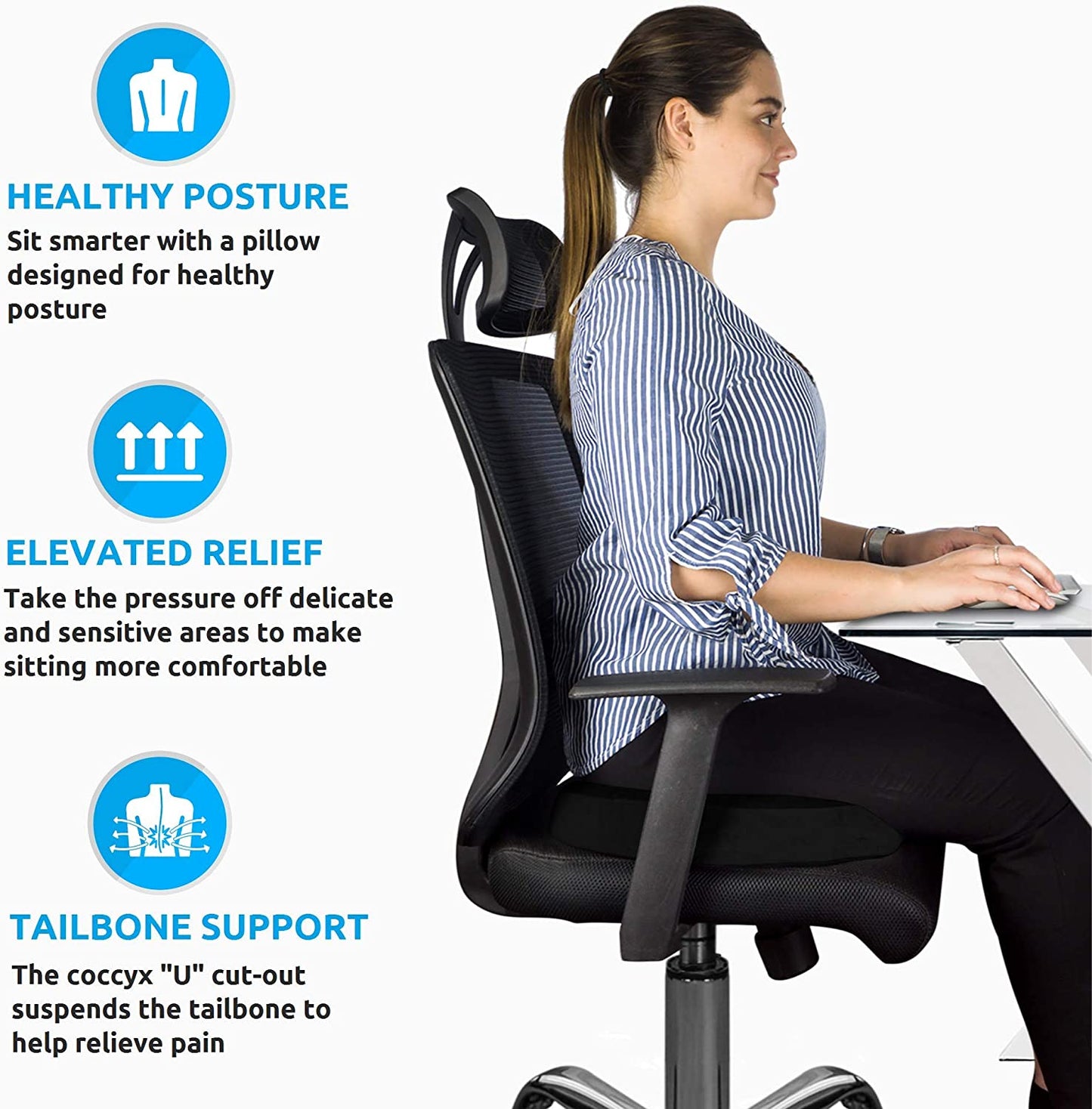 Hemorrhoids & Coccyx Pain Relief Cushion