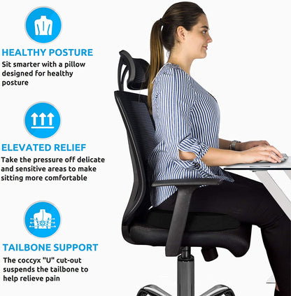 Hemorrhoids & Coccyx Pain Relief Cushion