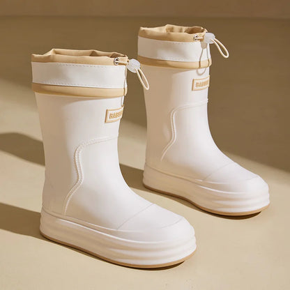 Fashionable Women's Rain Boots for Autumn