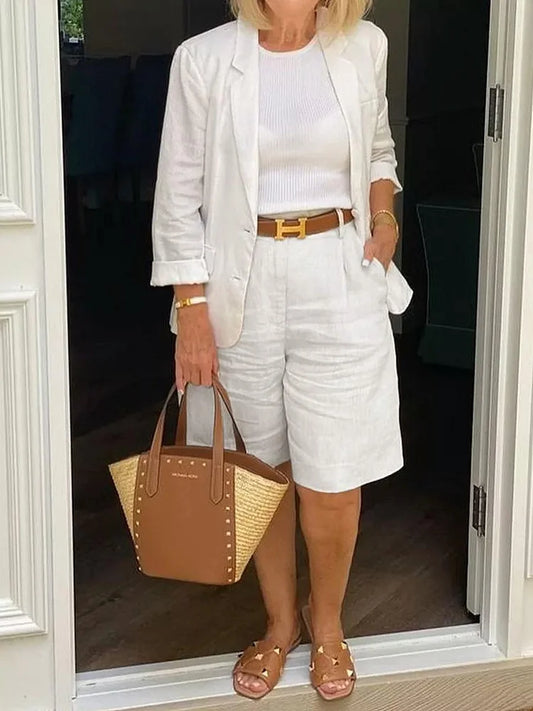 Relaxed Fit Summer Clothing Set for Women - OutfitLondon