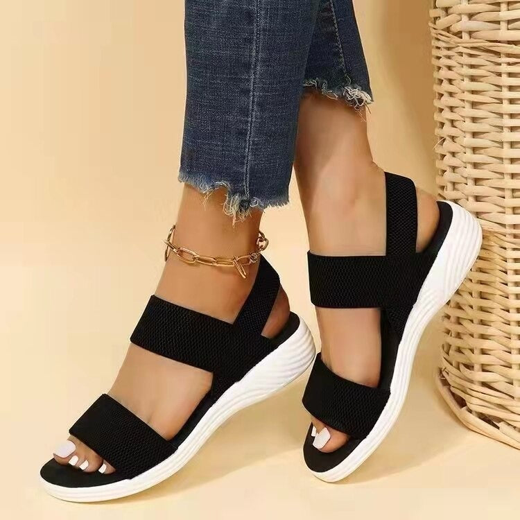 Comfortable Orthopedic Sandals For Women Elastic Band Casual Summer
