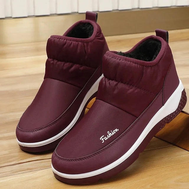 Insulated Snow Boots Waterproof Warm Fur Lining