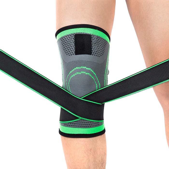 Knee Brace - Compression Sleeve With Patella Stabilizer Straps