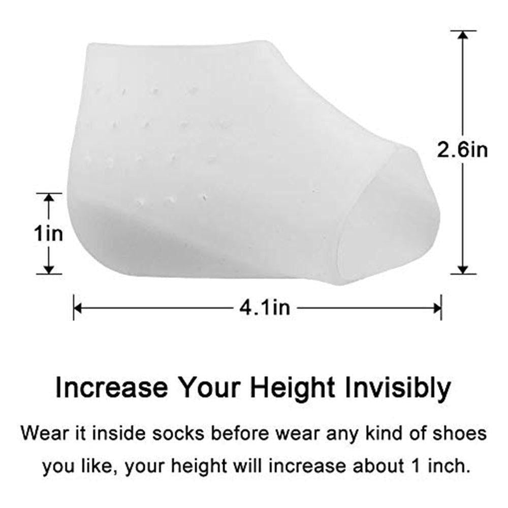 3 Pairs Invisible Height Increased Insoles