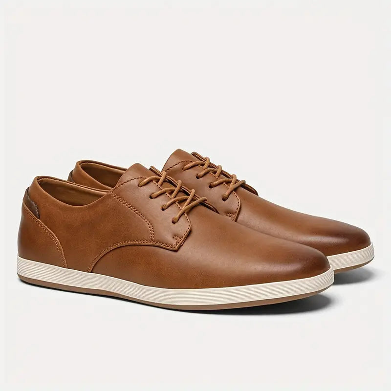 Premium Leather Running Shoes