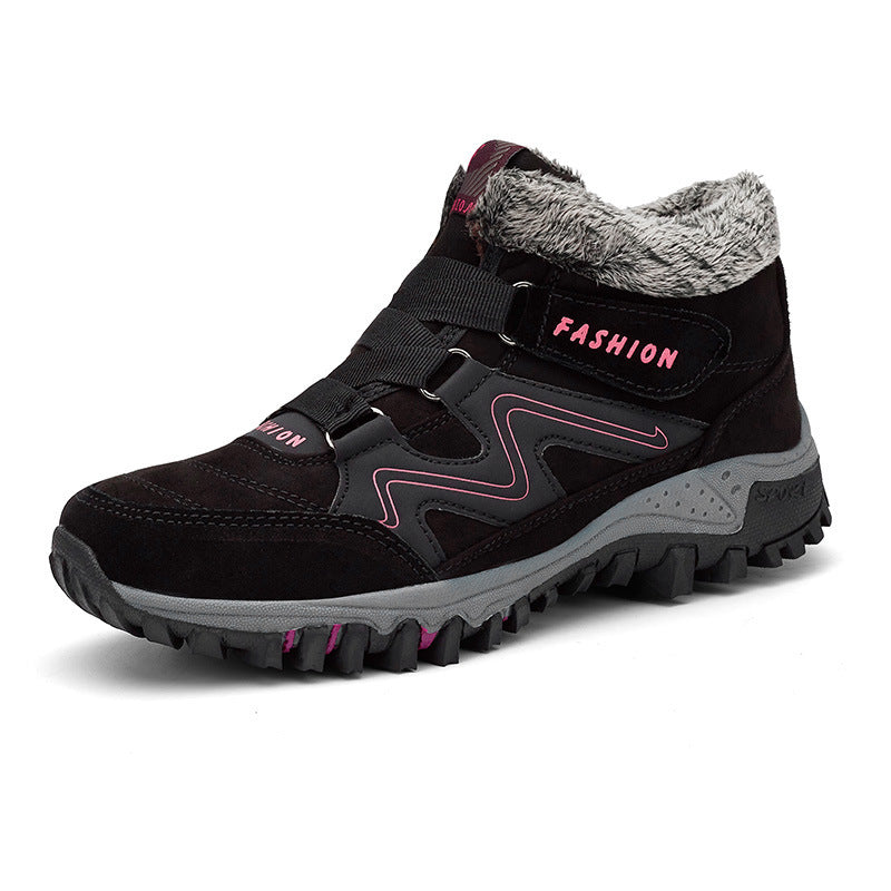 Orthopedic Shoes Anti-collision Velcro Hiking Ankle Sneakers Suede Outdoor