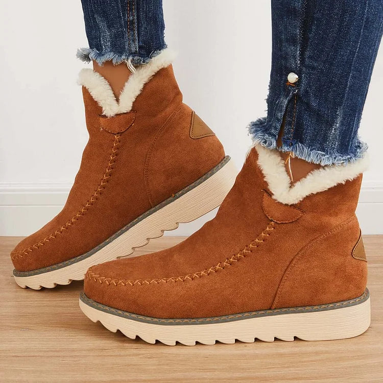 Warm Faux Fur Women's Winter Snow Boots
