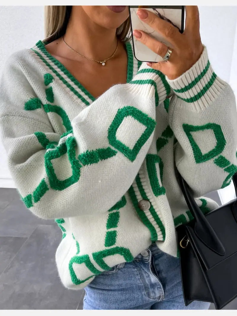 Women's Cozy V Neck Open Cardigan Sweater