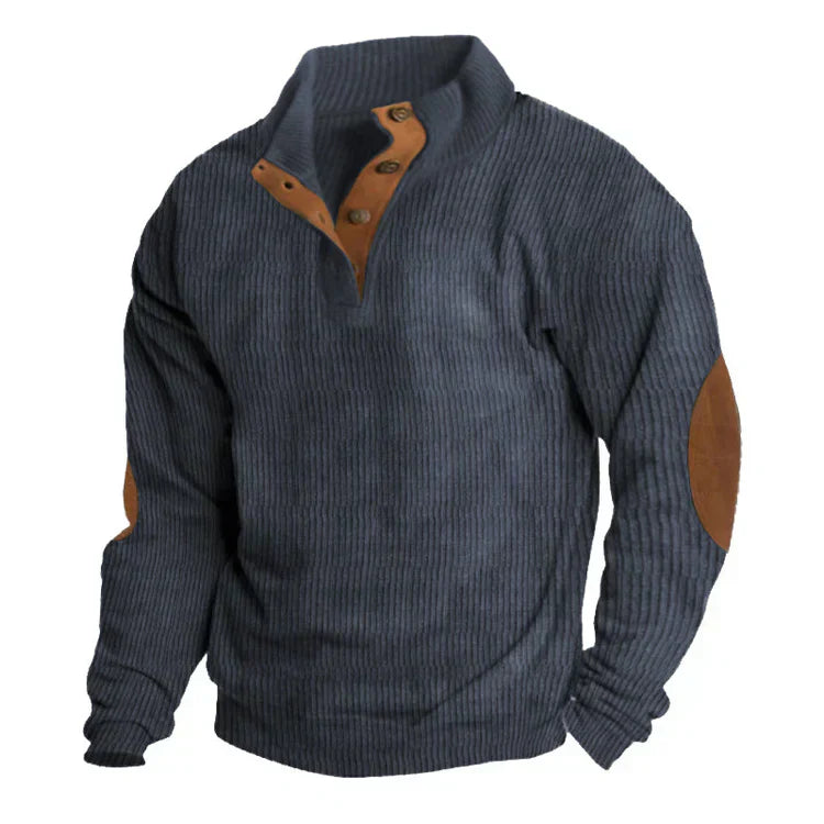 Warm Mens Fleece Pullover Sweater