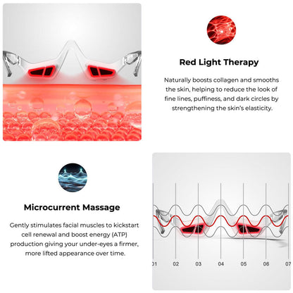 Revital Eyes Under-eye Red Light Therapy, Reduces Puffiness & Dark Circles, Targets Fine Lines nd Wrinkles