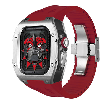 Tough Metal Case and Flexible Rubber Band for Apple Watch Ultra