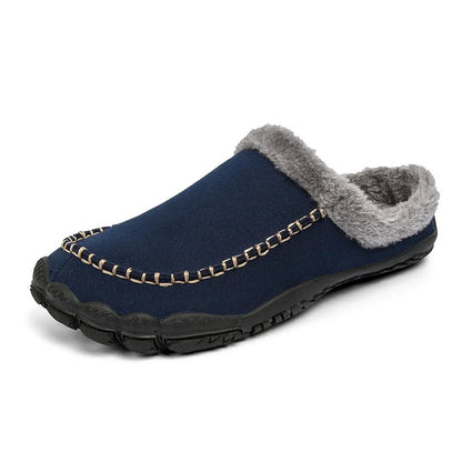 Men Winter Orthopedic Barefoot Slippers Premium Arch Support Plantar Fasciitis Slippers