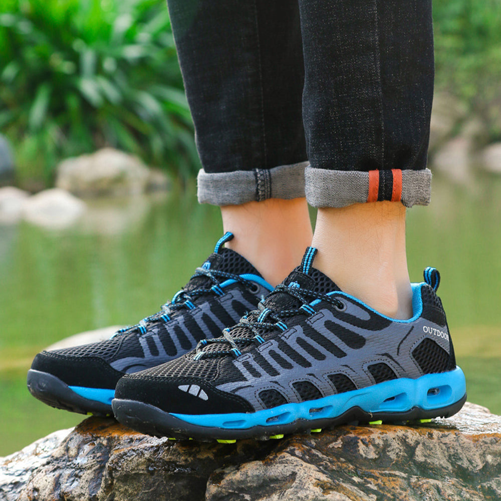 Unisex -New Mesh Lace Up Outdoor Hiking Sneakers