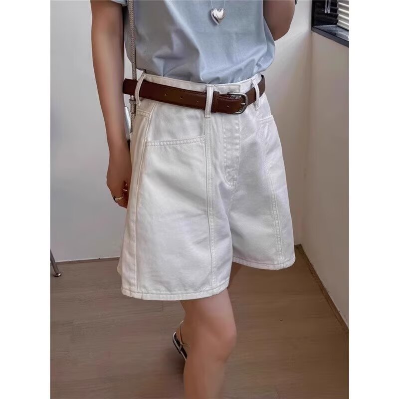 Women's Casual Cotton Cropped Relaxed-Fit Bermuda Shorts