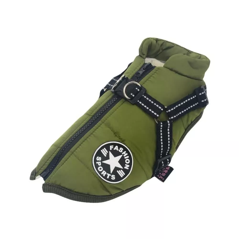Warm Winter Dog Coat - Waterproof Fleece Dog Coat