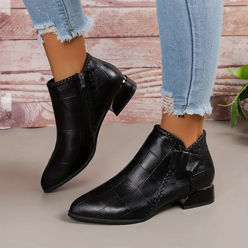 Ankle-High Shoes For Women | Low Heel