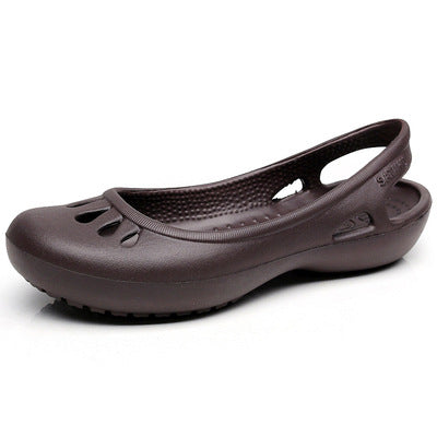 Women Clogs Jelly Beach Sandals Waterproof Anti Slip Nursing Shoes