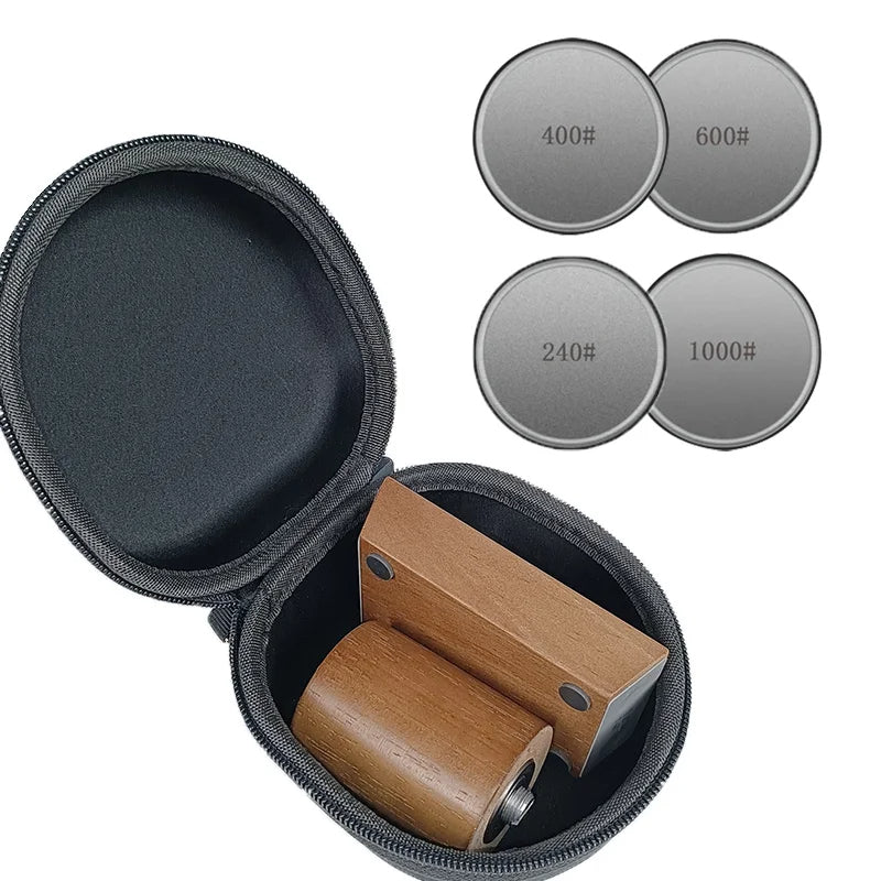 Easy Use Dual Angle Knife Sharpener with Magnetic Strip