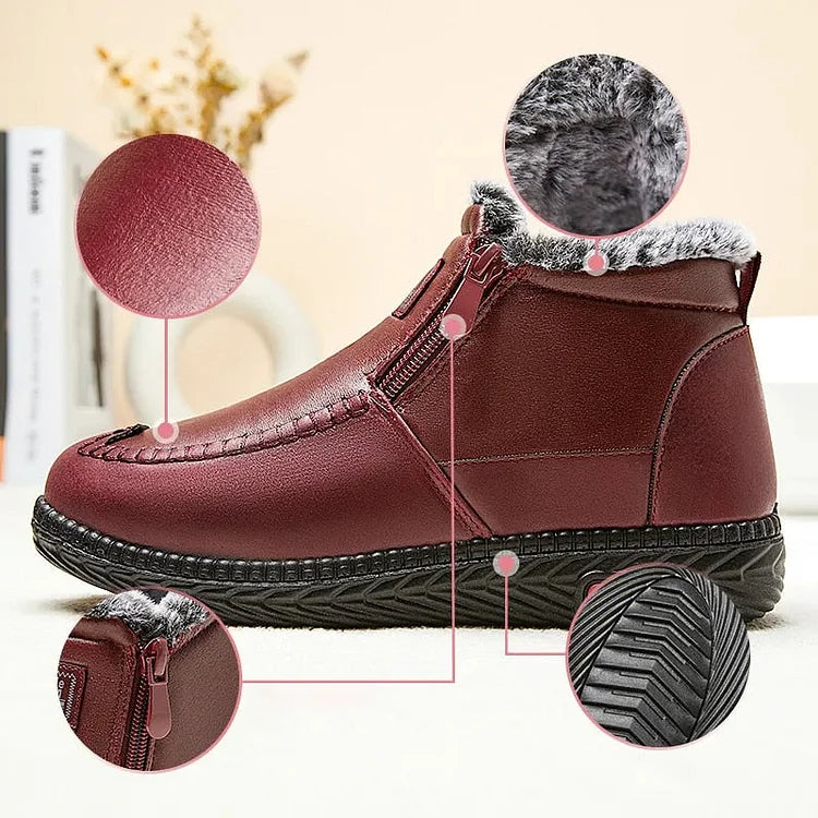 Orthopedic Women Boots Arch Support Warm WaterResistant Ankle Boot