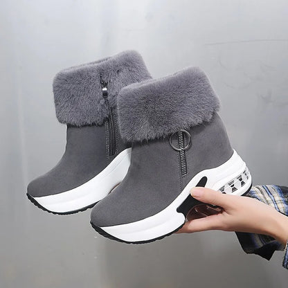 Warm Women's Faux Fur Winter Boots