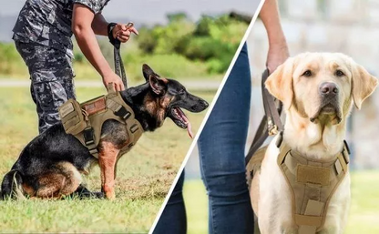 Military No-Pull Tactical Dog Harness Vest