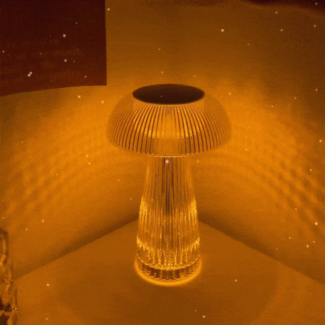 Rechargeable Crystal Jellyfish Table Lamp