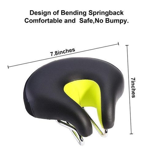 Bicycle Saddle Without Nose Mountain Bike Thickened Soft Cushion