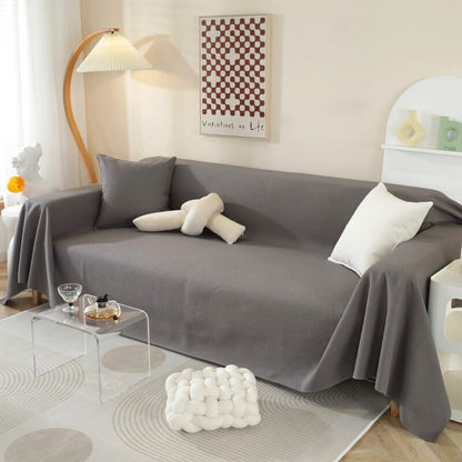 Soft Thick Chenille Couch Throw Cover , Couch Cushion Cover Dog Furniture Protector for Living Room