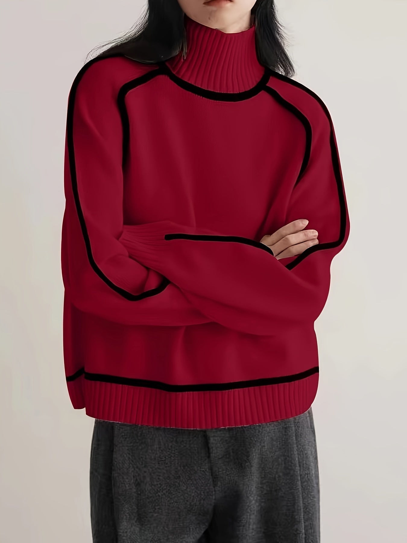 Warm Comfortable Long Sleeve Winter Sweater